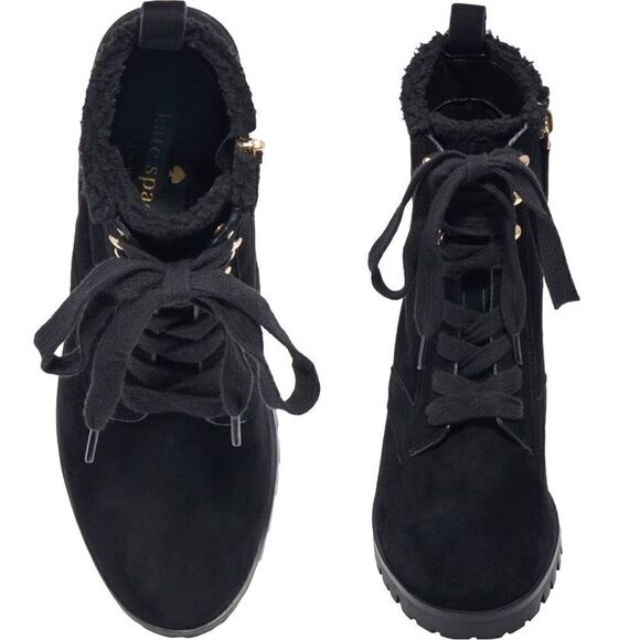 KATE SPADE NEW YORK Raegan Faux Shearling Lined Lug Sole Boots - Picture 9 of 10